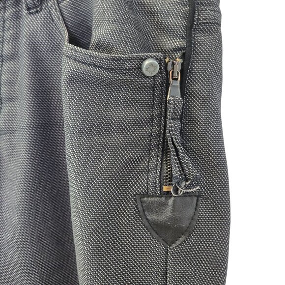 DSquared2 Emergency Sustenance Dot Print Zipper Embellished Pants Size 32 - Picture 8 of 11